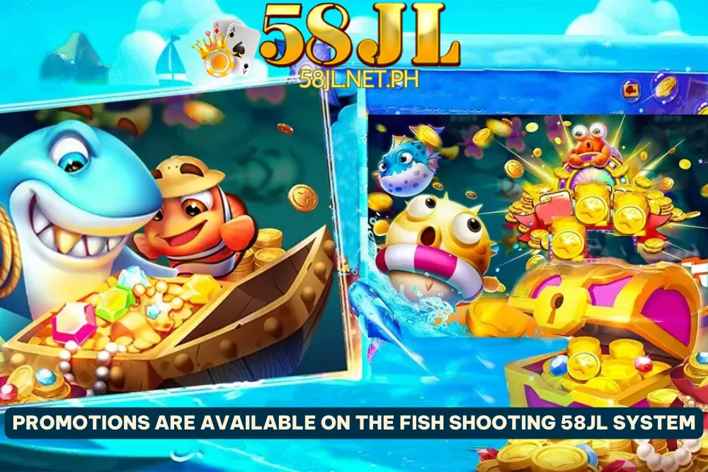 Player engaging in fishing shooting 58jl gameplay, showing how to catch fish and score points.